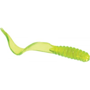 Tightlines UV Crappie Grub - White