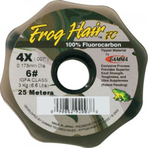 Frog Hair Fluorocarbon Tippet - 25m Spool (7X)