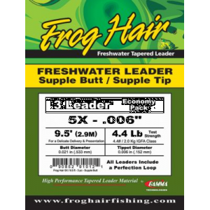 Frog Hair Three-Leader Economy Pack (1X,2X,3X)