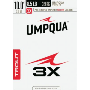 Umpqua Trout Taper 10' Leaders Three-Pack (3X)