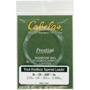 Cabela's Prestige Premier Fluorocarbon Leader - Natural