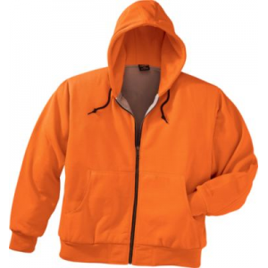 Cabela's Men's Blaze Thermal Hooded Full Zip Jacket Regular - Blaze Orange (2XL)