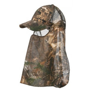 Cabela's Men's Lightweight Mesh-Back Field Cap with Headnet - Mossy Oak Country (ONE SIZE FITS ALL)