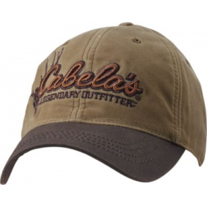 Cabela's Men's Two-Tone Waxed Cotton Fleece-Lined Cap - Tan (ONE SIZE FITS MOST)