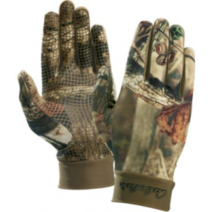 Cabela's Men's Camoskinz II Unlined Gripper-Dot Gloves - Mossy Oak Country  (2XL)