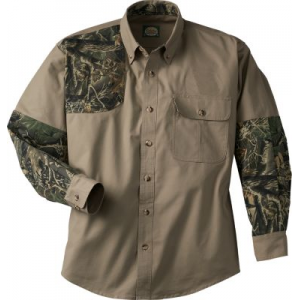 Cabela's Men's Classic II Right-Hand Shooting Shirt Tall - Tundra/Maple 'Olive Green' (2XL)