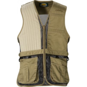 Cabela's Men's Targetmaster II Shooting Vest Right Hand - Tundra 'Dark Brown' (SMALL)