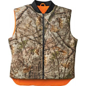 Cabela's Men's Ultimate Suede Weather-Block Reversible Vest - Zonz Western 'Camouflage' (3XL)