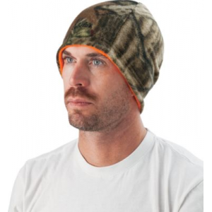 Cabela's Men's Reversible Fleece Beanie - Max 5/Realtreesnow (ONE SIZE FITS MOST)