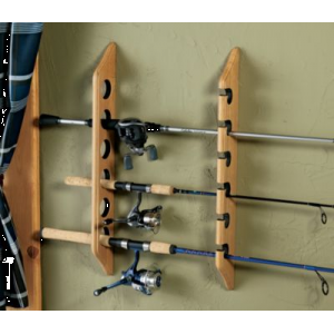 Cabela's Six-Rod Horizontal Rod Rack - Natural