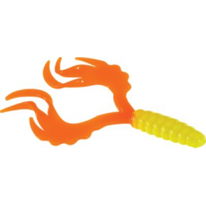 Cabela's Fisherman Series Go-To Twin Tail Firetail Grub - White