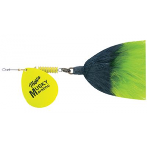 Mepps Musky Marabou Spinners - White