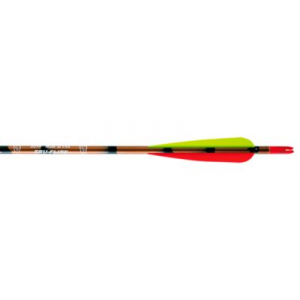 Easton Fall Stalker Aluminum Arrows with Vanes - Black