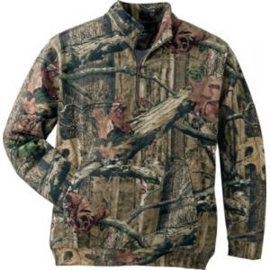 Cabela's Men's 1/4-Zip Pullover with Storm Cotton - Mo Winter Brush (MEDIUM)