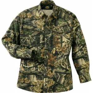 Cabela's Men's Camouflage Seven-Button Shirt with 4MOST UPF Regular - Seclusion 3-D (MEDIUM)