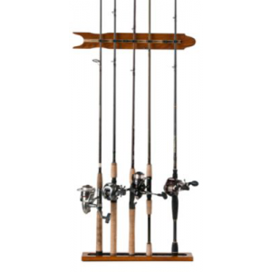 Organized Fishing Modular Rod Rack - Oak 'Brown'