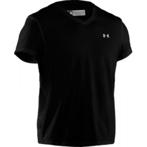 Under Armour Men's Charged Cotton Crew - Black/Black (SMALL)