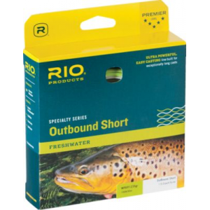 RIO Outbound Short F/I Fly Line - Clear/Ivory/Green (WF7F)