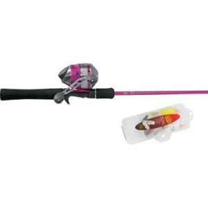 Zebco Ladies 33 Spincast Combo - Stainless, Freshwater Fishing