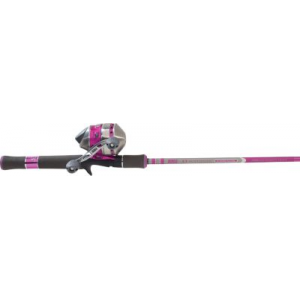 Zebco Authentic 33 Lady Spincast Combo - Stainless, Freshwater Fishing