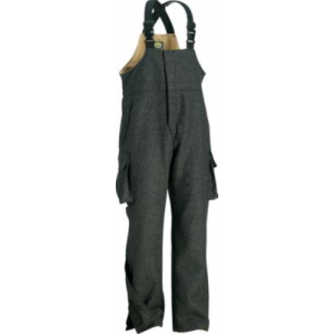 Wyoming Traders Men's Wool Overall Bibs, Charcoal, 42