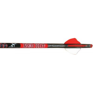 RED HOT High Velocity Carbon Crossbow Arrows