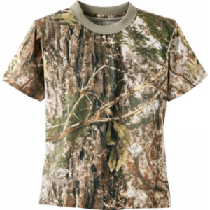 Cabela's Youth ColorPhase Short-Sleeve Tee Shirt with 4MOST Adapt - Zonz Woodlands 'Camouflage' (MEDIUM)