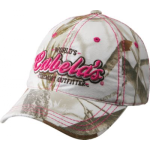 Cabela's Women's Foremost Outfitter Camo Cap - Realtree Ap Snow (ONE SIZE FITS MOST)