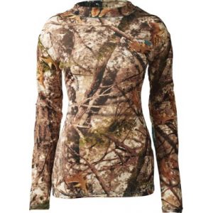 Cabela's OutfitHER Bug Skinz Mock Tee - Zonz Woodlands 'Camouflage' (XL)