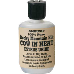 Moccasin Joe Ambush Rocky Mountain Cow in Heat Lure - Natural