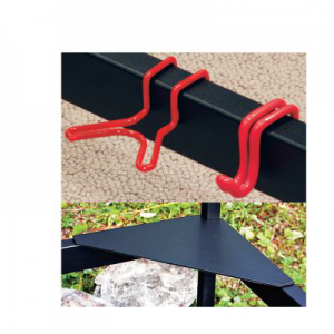 Smithworks Outdoors ComfortQuest 4x6 Hook and Shelf Kit - Black