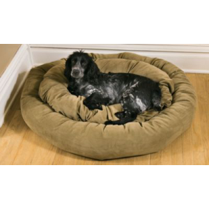 Cabela's Microfiber Bagel Dog Bed - Sage (SMALL)