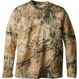 Lucky Zones Men's Hunting Zone 100% Cotton Long-Sleeve Tee Shirt - Zonz Western 'Camouflage' (3XL)