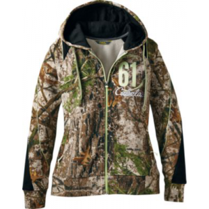 Cabela's Women's Storm Cotton Full-Zip Hoodie - Zonz Woodlands 'Camouflage' (MEDIUM)