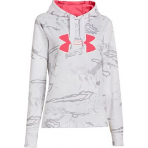 Under Armour Women's Camo Big Logo Hoodie - Snow Camo 'Beige' (MEDIUM)