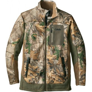 Cabela's Instinct Men's Reliant Whitetail Thermal Zone Fleece Jacket with Polartec - Zonz Woodlands 'Camouflage' (XL)