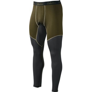 Cabela's Men's E.C.W.C.S. Medium Weight Bottoms with Polartec Power Dry Tall - Black (Medium)