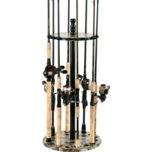 Organized Fishing 15-Rod Camo Round Rack