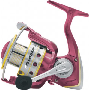 Pflueger Lady President Spinning Reel - Pink, Freshwater Fishing