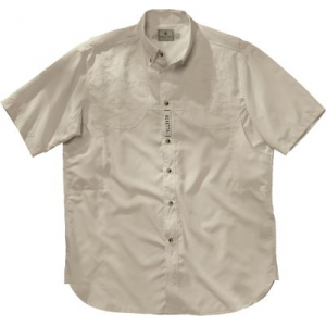 Beretta Men's V-Tech Short-Sleeve Shooting Shirt - Tan (MEDIUM)