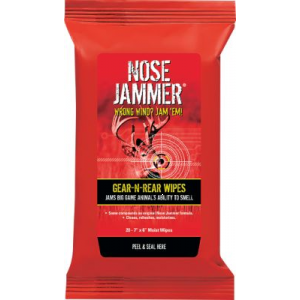 Nose Jammer Gear-N-Rear Field Wipes - Natural