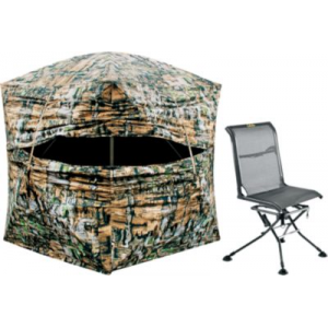 PRIMOS Double Bull Double-Wide Deluxe Sit N Hunt Original Combo - Black