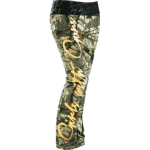 Girls with Guns Women's Lounge Pants - Mo Treestand/Orange (MEDIUM)