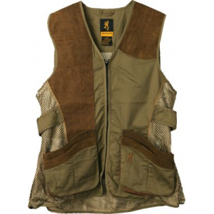 Browning Men's Santa Fe Pro Right-Hand Shooting Vest - Sage/Oak (XL)