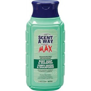 Scent-A-Way Max Body Soap and Shampoo - Natural (12OZ)