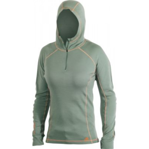 FIRST LITE Women's Artemis Lightweight Base-Layer Hoodie - Sage (XS)