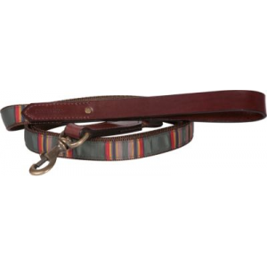 Pendleton Yakima Camp Leather Leash - Heather Green