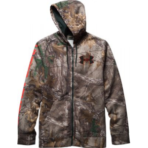 Under Armour Men's ColdGear Infrared Camo Caliber Hoodie - Realtree Xtra/Bolt (MEDIUM)