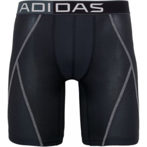 adidas Men's climacool Mesh Single Midway Boxer Brief - Black/Light Onix (LARGE)