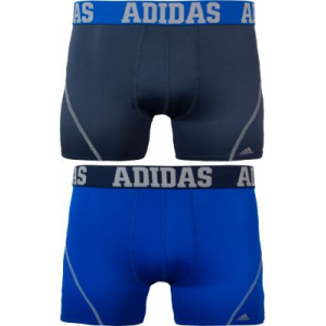 adidas Men's Sport Performance climacool Trunk Boxer Briefs Two-Pack - Urban/Blue (XL)